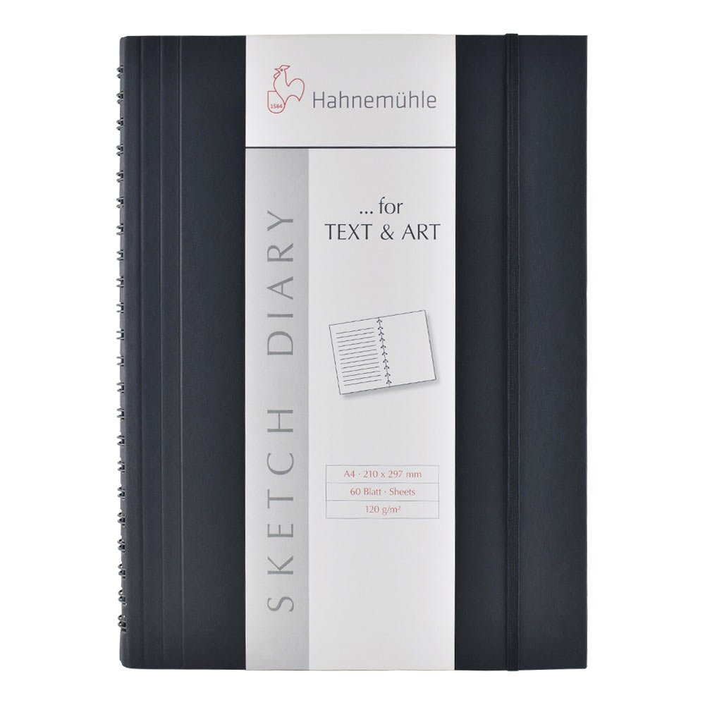 Hahnemuhle Sketch Diary A4 Black