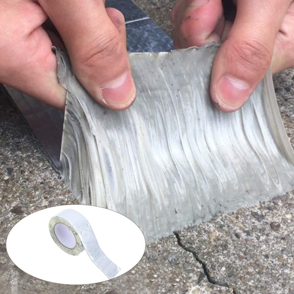 Nastro adesivo in gomma Nastro adesivo adesivo multifunzione Sigillante impermeabile Nastro di riparazione a prova di perdite Adatto per la riparazione del tubo di (1.2mm thick 5m*5cm)