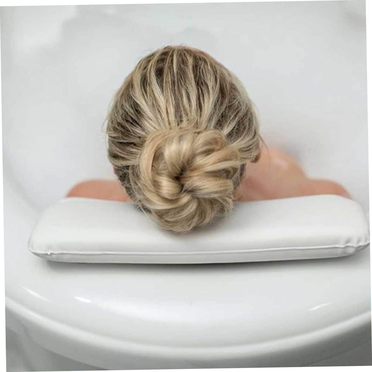Cuscino Bagno PU con Ventosa Supporto Cervicale per e Spa e Traspirante per Relax e