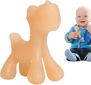 Teether Toy | Dinosaur Teether for Babies,Teethers for Babies, Chew Toys, Freezer Teethers, Teether Relief Toy for Boys and Girls Gelmevo