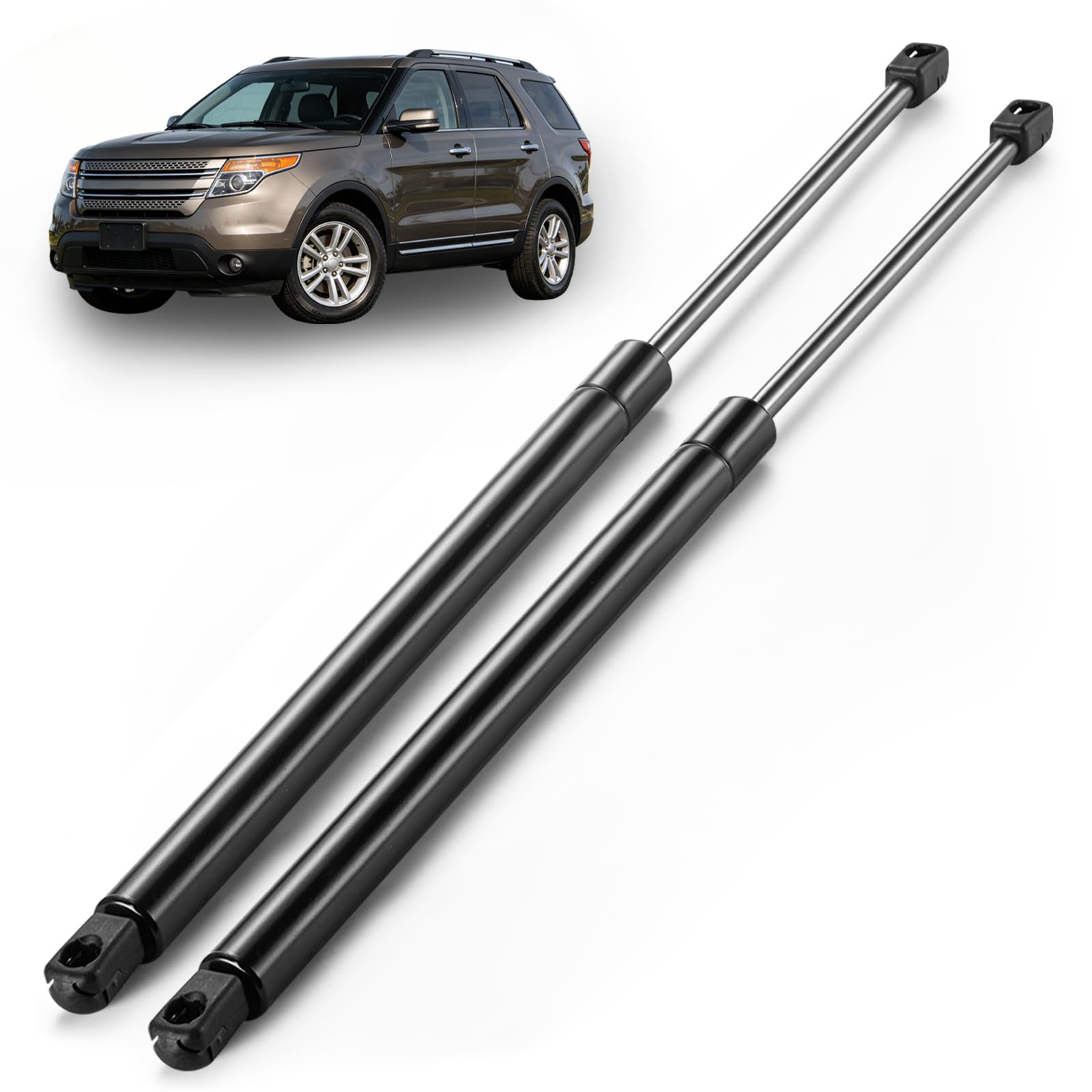 ARANA Hood Struts Shocks Lift Support Fits for 2002-2010 Ford Explorer Base/Eddie Bauer/Limited/XLS/XLT/Sport Models, Replacement OE# 1L2Z16C826AA, 2