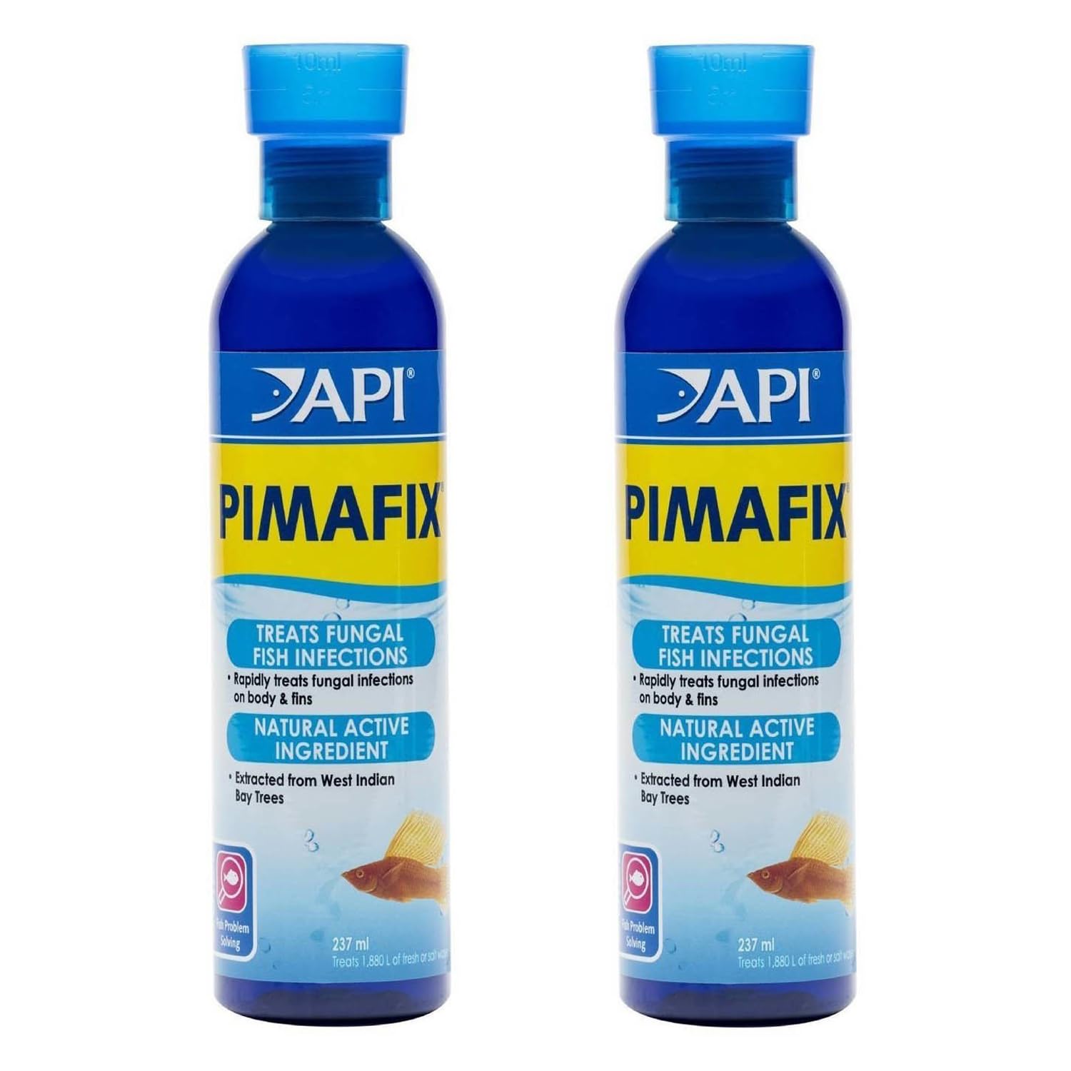 API PIMAFIX Antifungal Freshwater and Saltwater Fish Remedy 237 ml Bottle (pack of 2)
