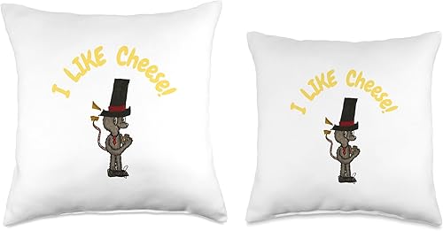 Miniatura 3 de NGM I Like Cheese - Almohada (16 x 16 pulgadas), multicolor