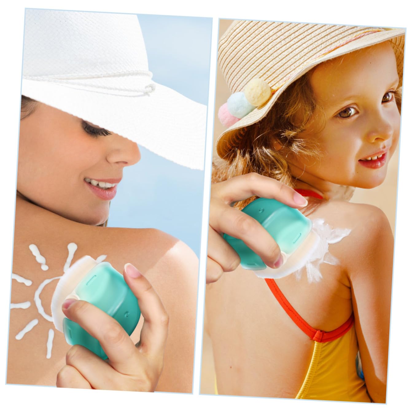 VICASKY 5piezas Brocha De Maquillaje Para Base Líquida Cepillo Cosmético Ligero y Ergonómico Con Cerdas Densas Aplicador Para Crema y Polvo Para Viajes