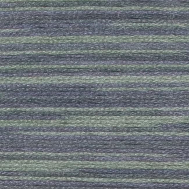 Image of KCS Big skeins of 25 Meters Size 25 Color Variegated Cross Stitch Stranded Threads,6 skeins,4015