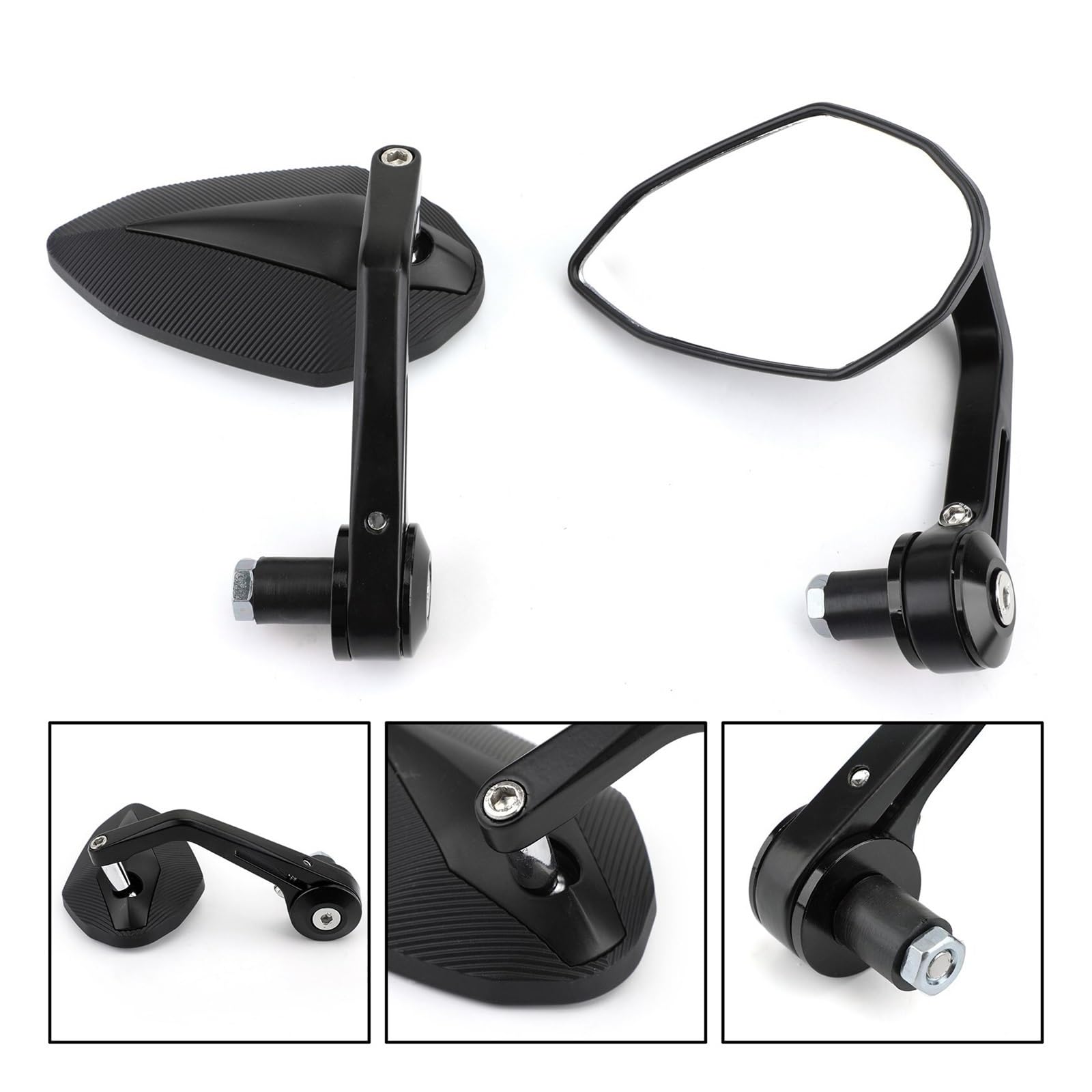Rétroviseurs D'extrémité De Guidon Sportbike 7/8"