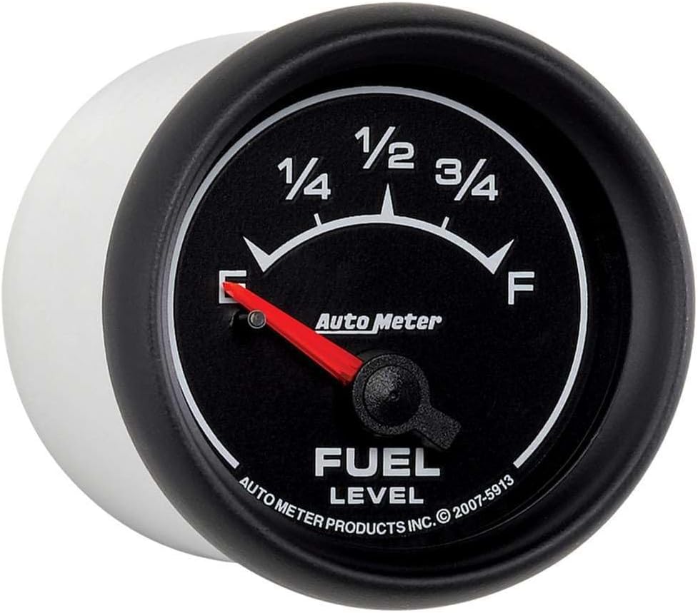 Auto Meter 5913 ES 2-1/16" 0-90 ohms Short Sweep Electric Fuel Level Gauge for GM