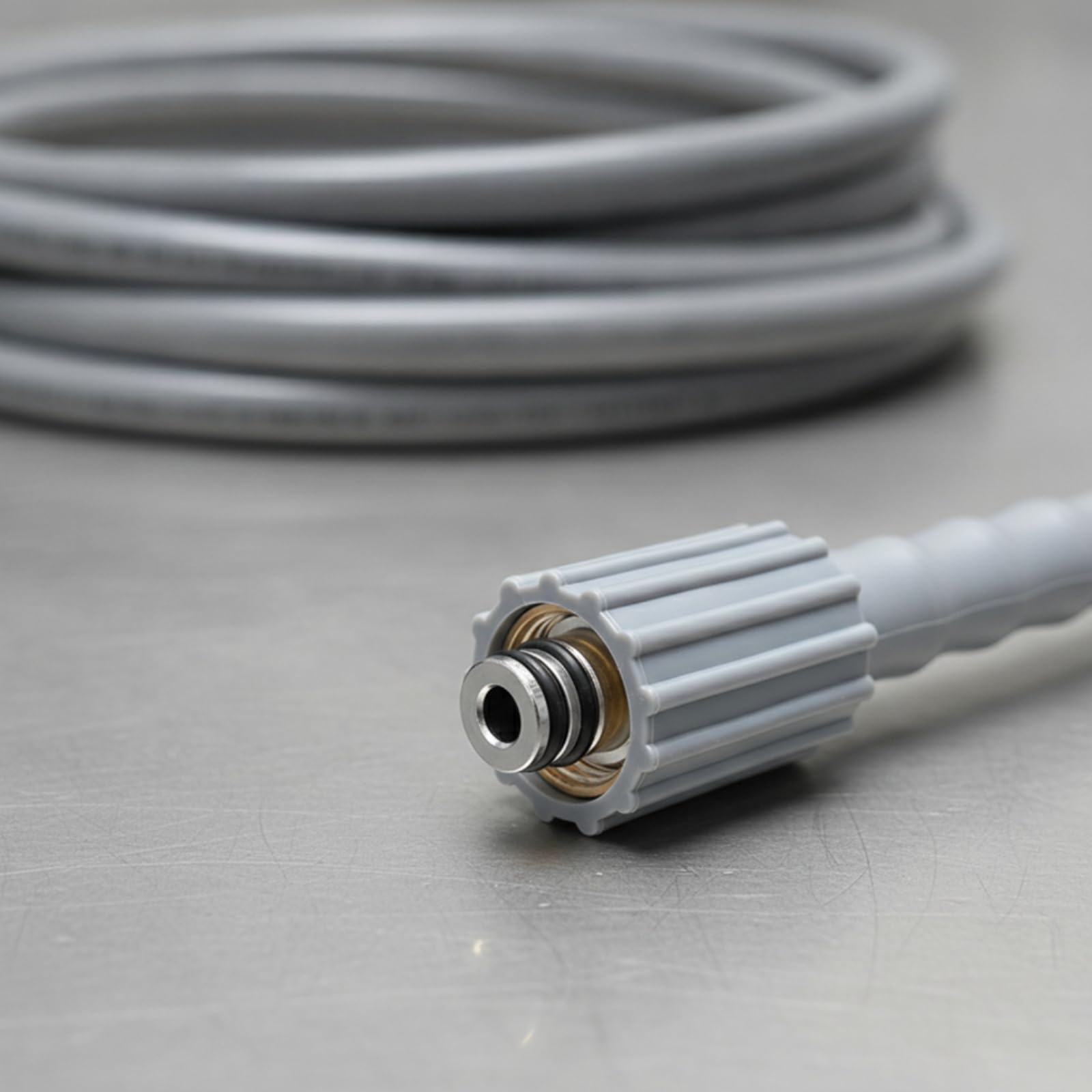 Tubo Flessibile con Raccordi Alta Pressione Tubo Idropulitrice con Attacco 14mm Universale per Autolavaggio, 100Ft