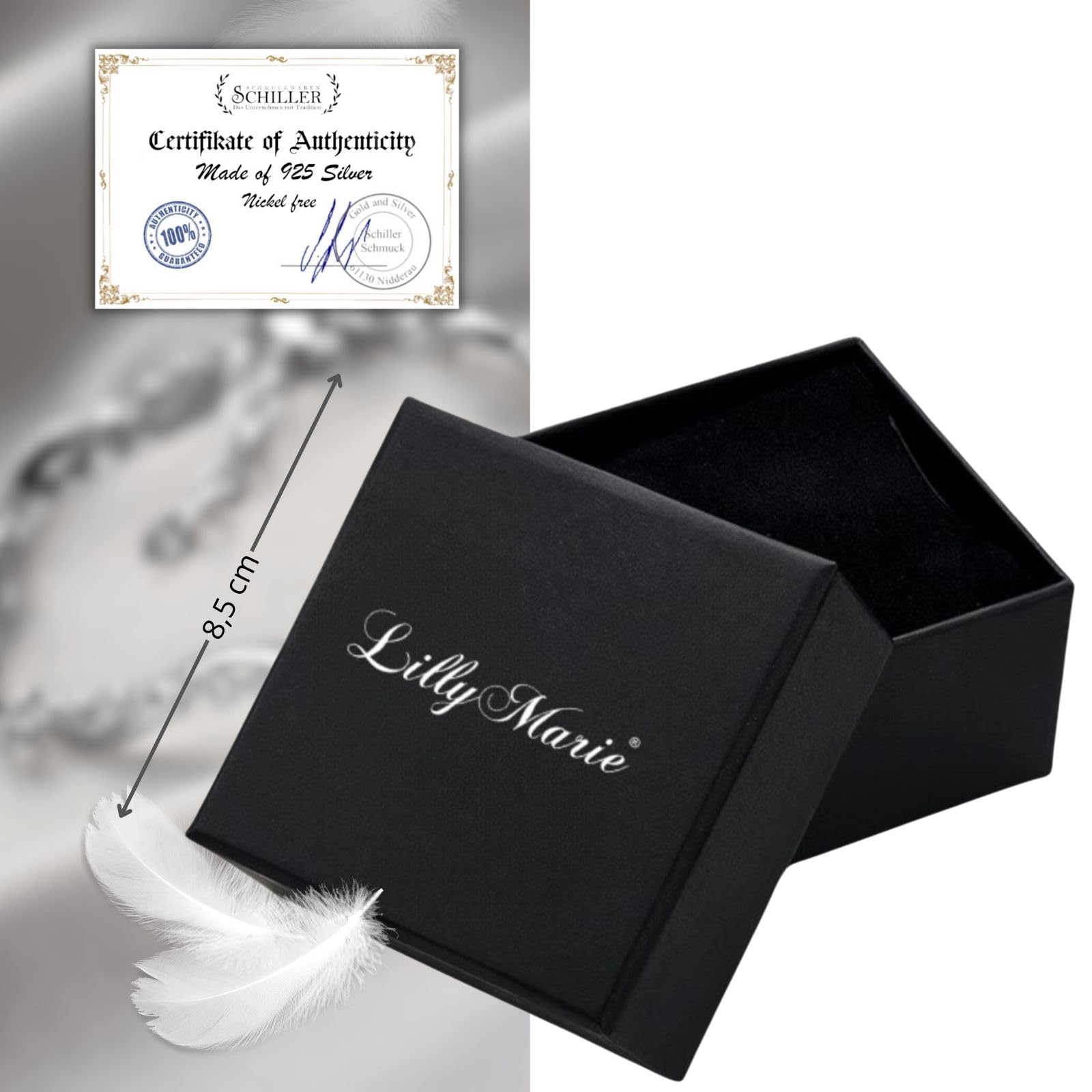 Hochwertiges Damen Armband Aus 925 Sterlingsilber Mit Zirkonia Kristallen