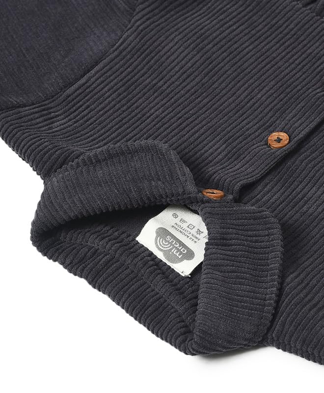 Image of Mi Arcus Corduroy Collar Dress for Baby Girl