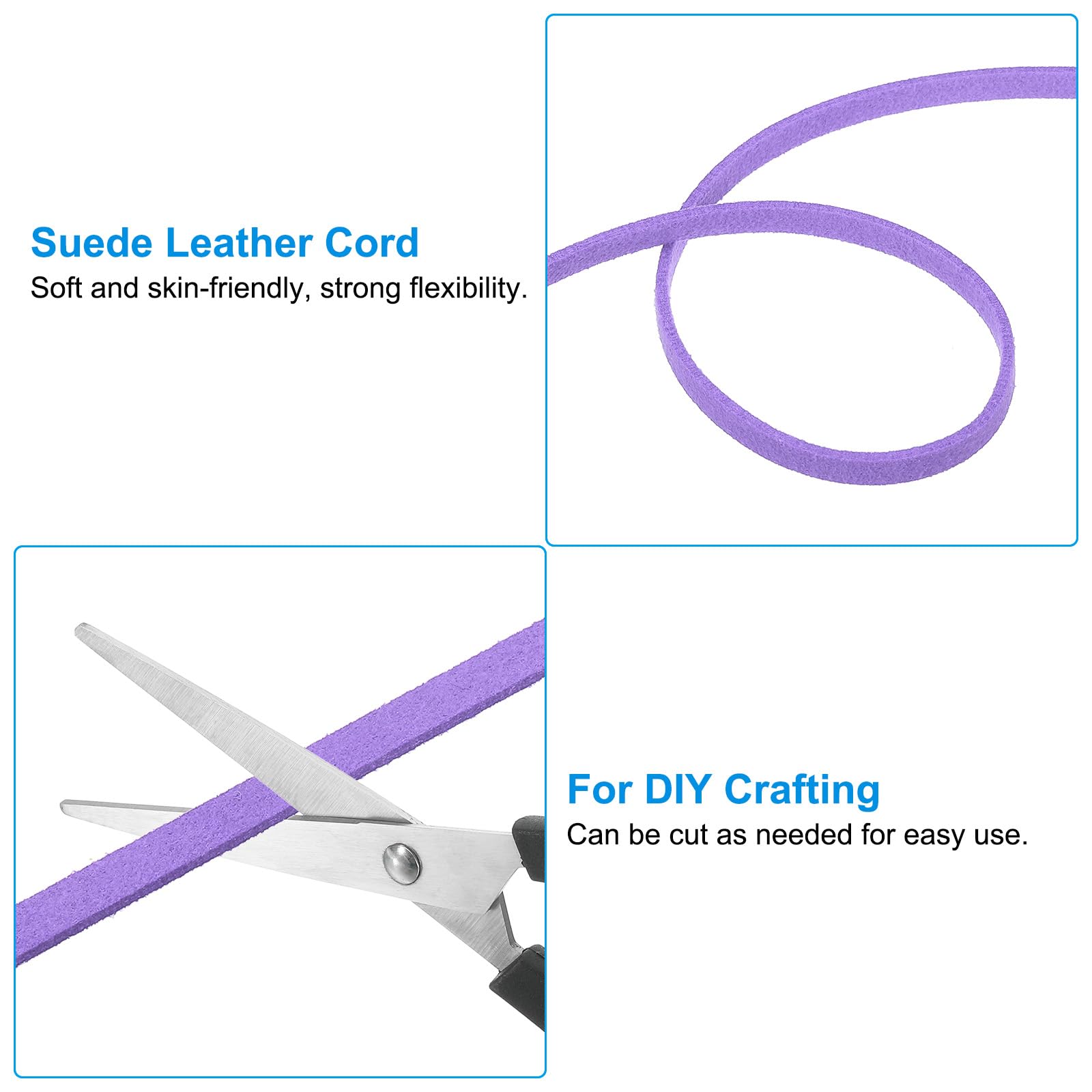PATIKIL Suede Leather Cord 5 mm 50 Yard - Image 3