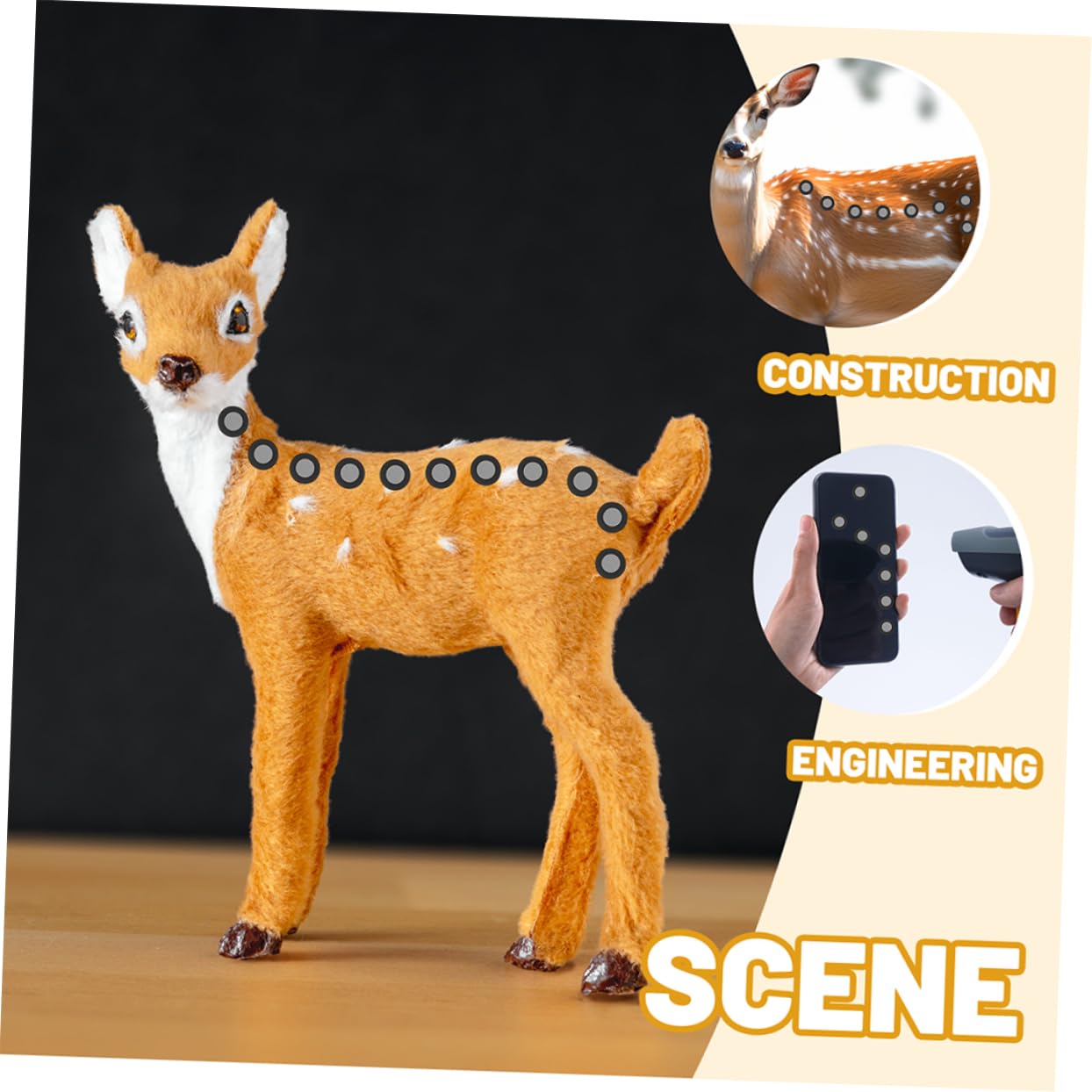 SOLUSTRE Reflektierende Scan-Marker - 306 Stück Für 3D-Scanning In Architektur