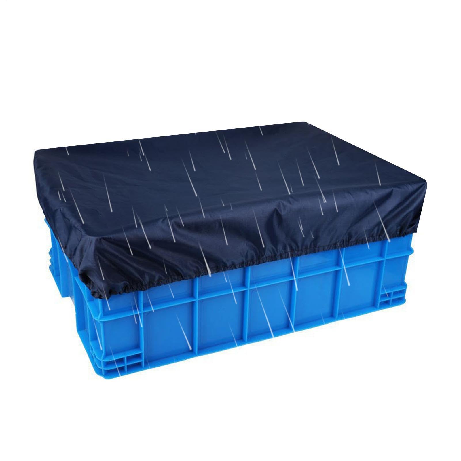 Generisch Garagenbox-Abdeckung – Aufbewahrungskorb-Abdeckung | Praktische, wasserdichte, waschbare Boxabdeckungen mit elastischem Seil, Garagenzubehör, für Häuser, Küchen, Garagen, Decks