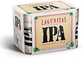 Pack Cerveja Lagunitas IPA Lata 350ML Com 12 Unidades