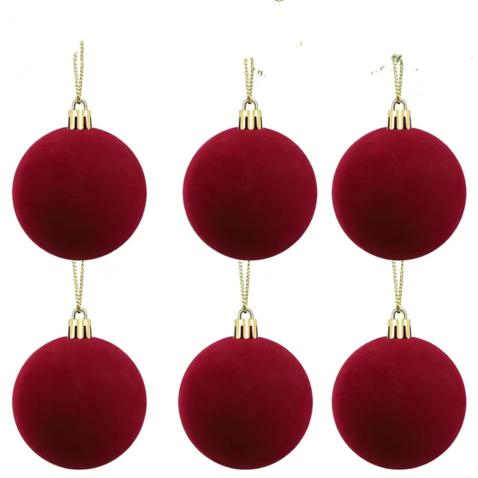 Plush Christmas Hanging Ball Christmas Tree Ornament Ball