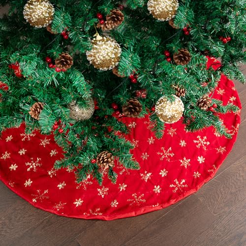 Mr-Pen-Christmas-Tree-Skirt-48-inches-Red-Faux-Fur-Christmas-Tree-Skirts-with-Gold-Snowflakes-Red-Tree-Skirt-Christmas-Skirt-Tree-Red-Christmas-Tree-Skirt-Red-Xmas-Tree-Skirt Mr Pen Christmas Tree Skirt 48 inches Red Faux Fur Christmas Tree Skirts with Gold Snowflakes Red Tree Skirt Christmas Skirt Tree Red Christmas Tree Skirt Red Xmas Tree Skirt