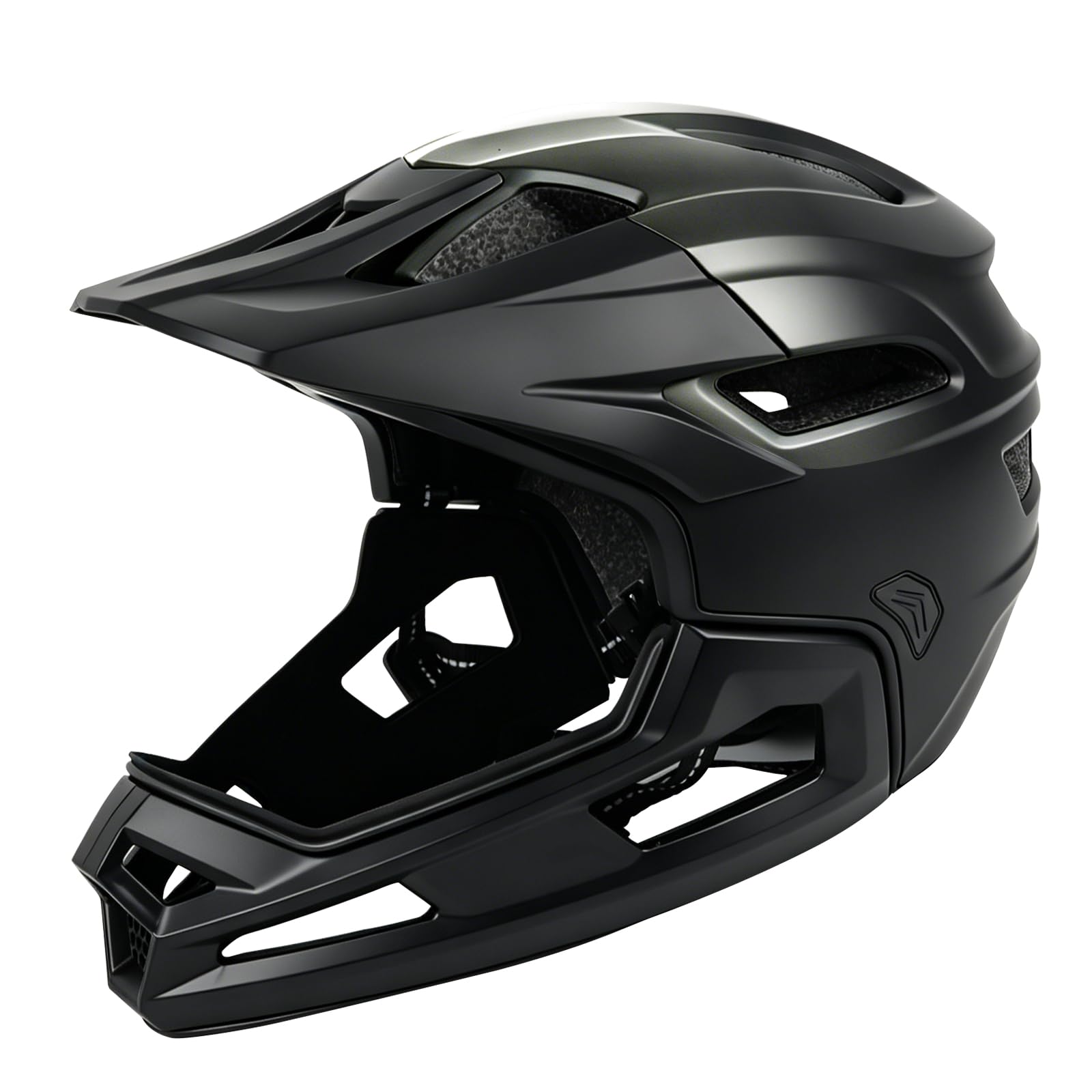 MEETYOO Mountainbike Helm-MTB Full Face Helm, Einstellbare Größe Fahrradhelm für Männer Frauen