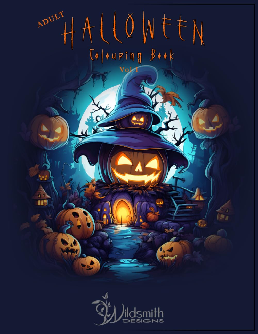 Adult Halloween Colouring Book Vol I: 50 Colouring Images for Stress Relief and Relaxation