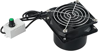 Fume Extractor Fan Adjustable Speed USB Solder Smoke Absorber with Plastic Duct Pipe for Welding Equipment and Range Hood Exhaust(only fan)