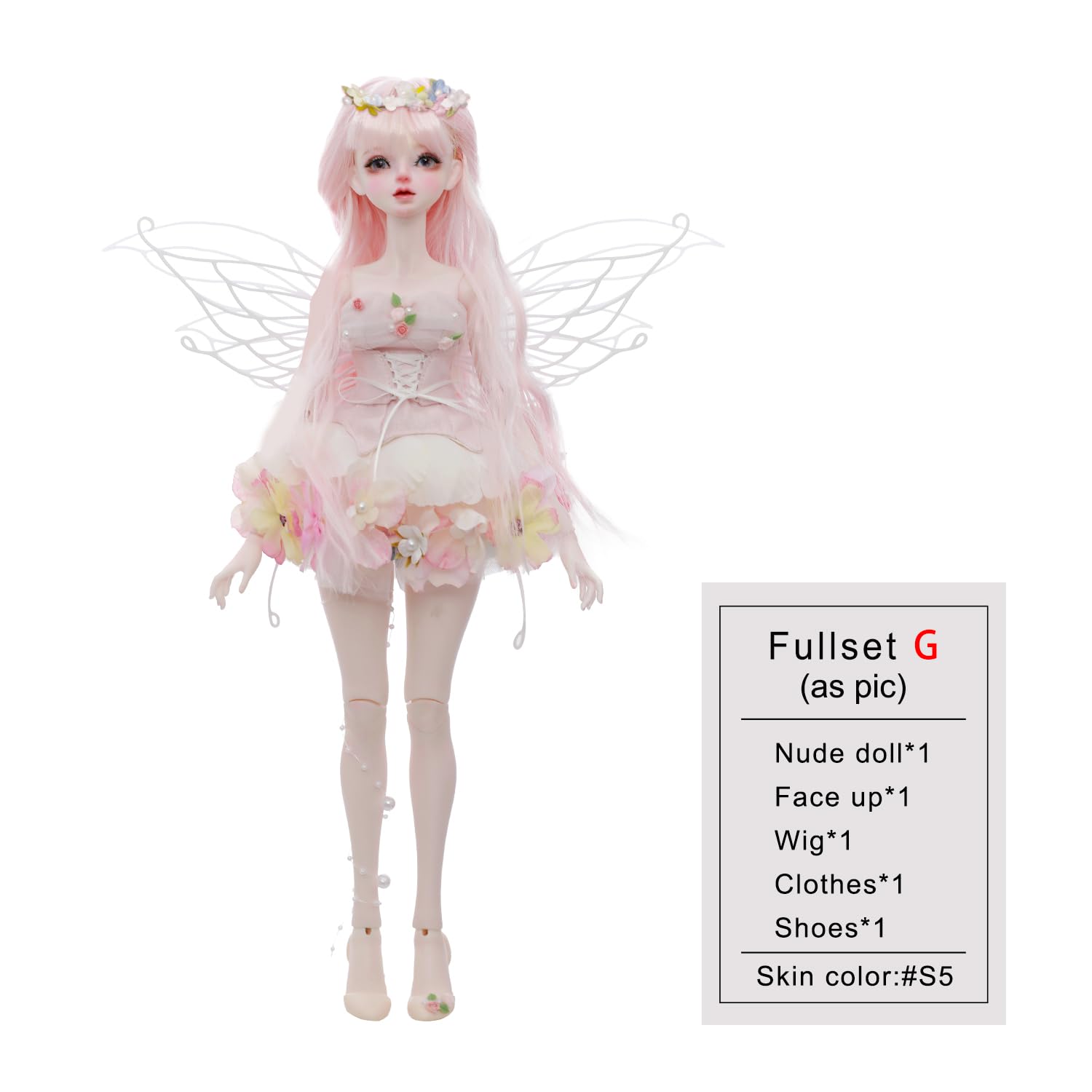 Oueneifs 1/4 Liano Fullset G Bjd Doll Resin Toy for 15+ Years Old
