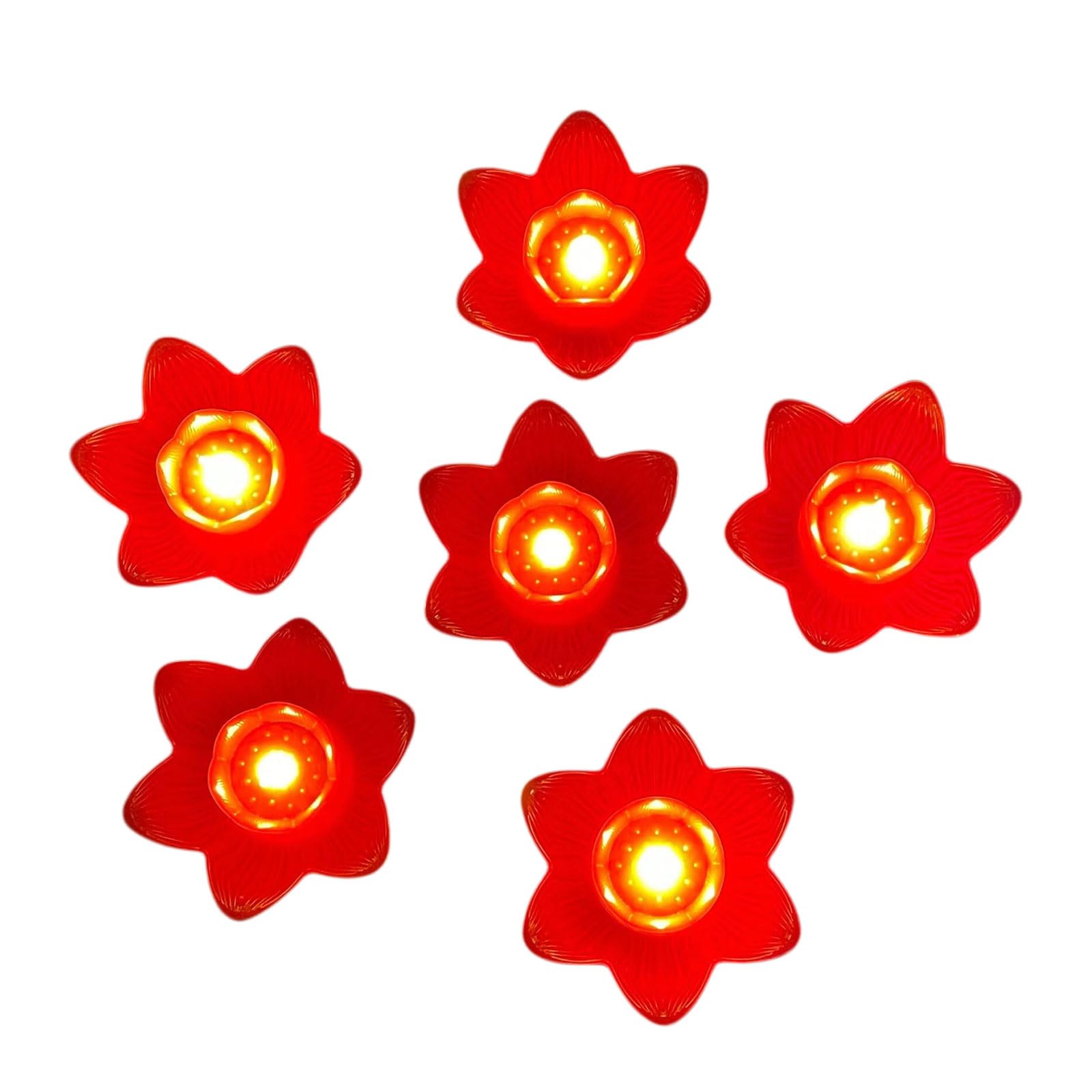 our fave Water Flower Inspired Glowing Figurine Creates Warm Feeling Indoors and Outdoors PP LED Lamp