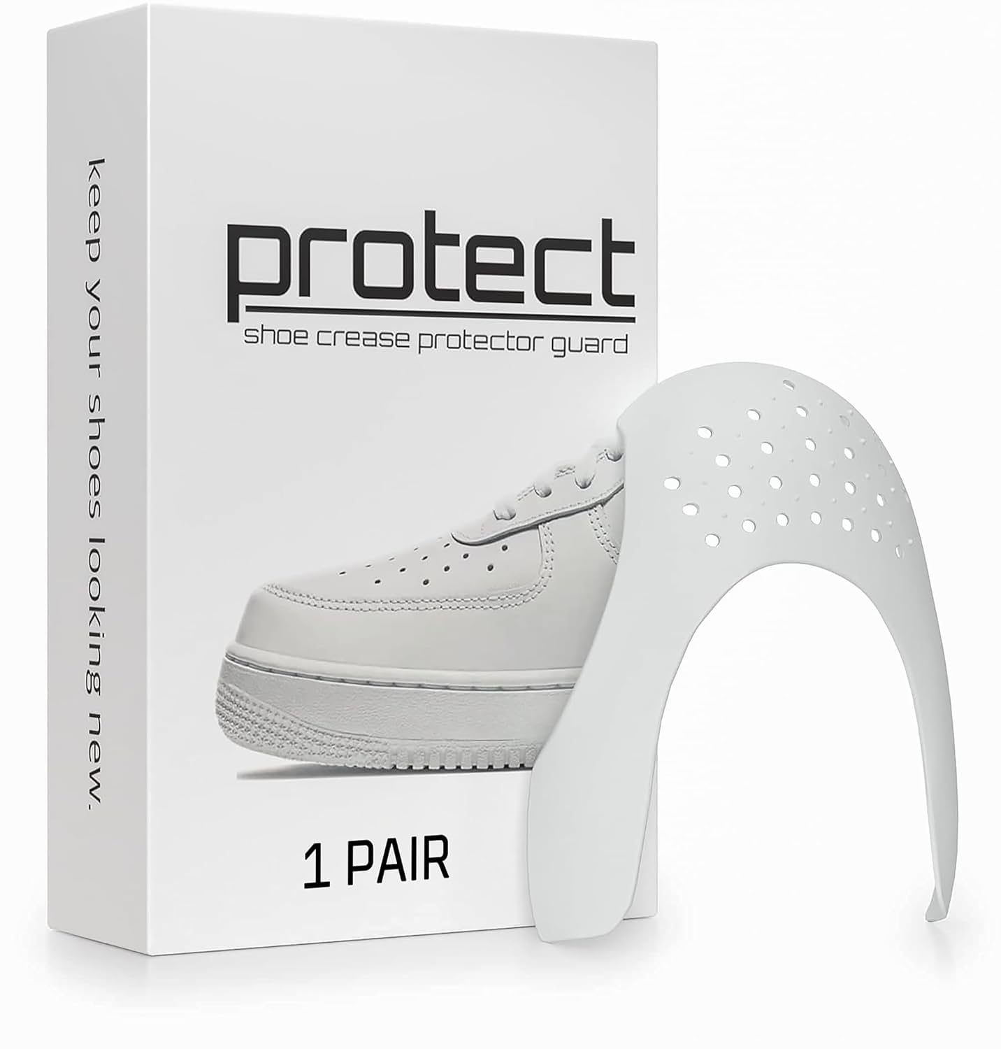 TRIVOT Shoe Crease Protector for Air Force 1, Jordan & Sneakers Anti-Crease Decreaser for Nike Shoes Durable Sneaker Protector for Men 1Pairs