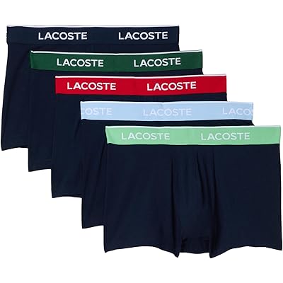 Lacoste 5-pack Logo Trunks navy blue/multicolor