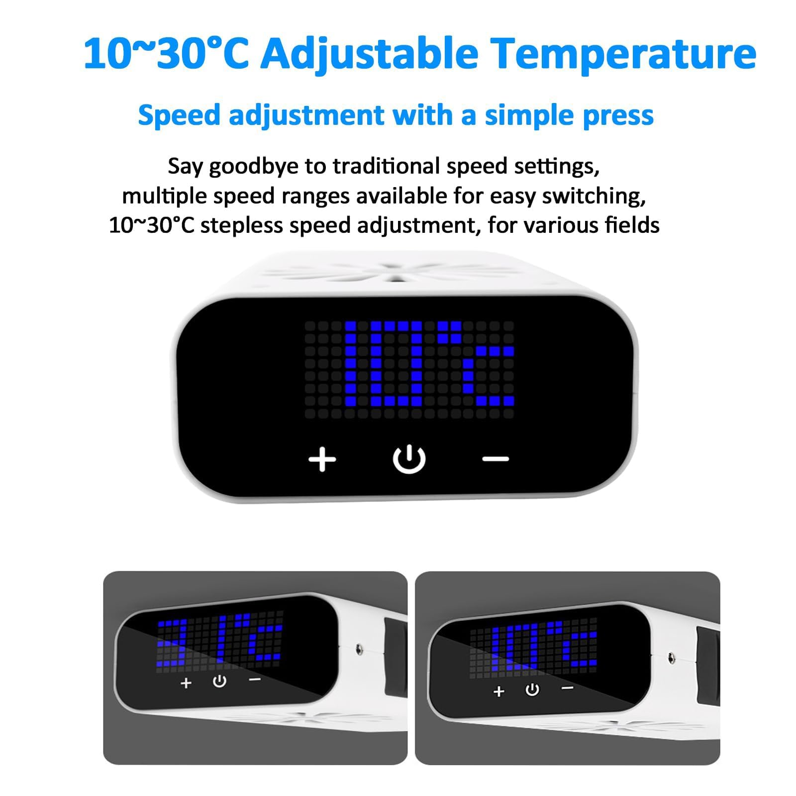 Refrigeratore d'Acqua per Acquario da 5 Galloni, con Display LCD, Controllo della Temperatura da 10 A 30 °c, Tubo di Raffreddamento in Acciaio Inossidabile, per Bevande, Acquari Marini