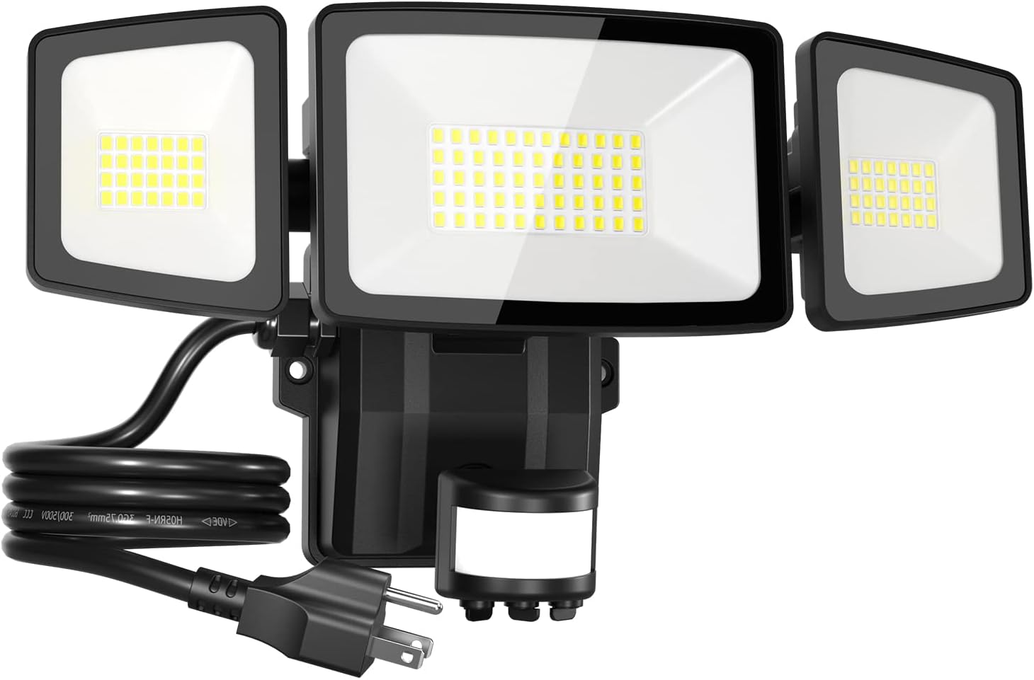 Olafus 55W Motion Sensor Outdoor Light Plug in, Flood Light Motion 3