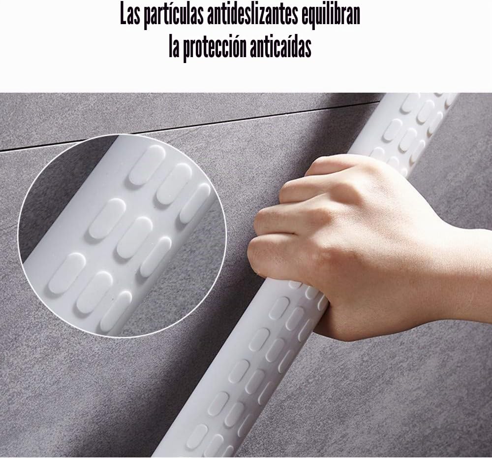 135° Asidero asa de Seguridad para Baño Acero Inoxidable Agarraderas Ducha para Personas Mayores y Discapacitadas Antideslizante Asidero para Banera 40 * 60cm