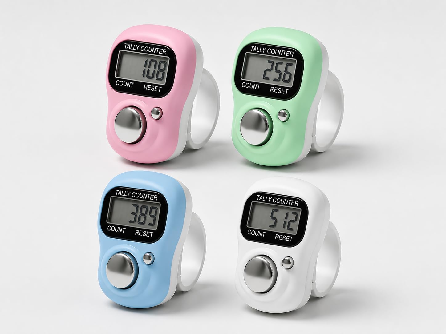 Tally Counter Naam Jaap Mala Chanting Counter Name Jap Counter Digital Tally Counter (Multicolour, Pack of 4) | Meditation & Prayer Use, Counts up to 99999, One-Hand Operation, Portable , Instant Reset Button-image-7