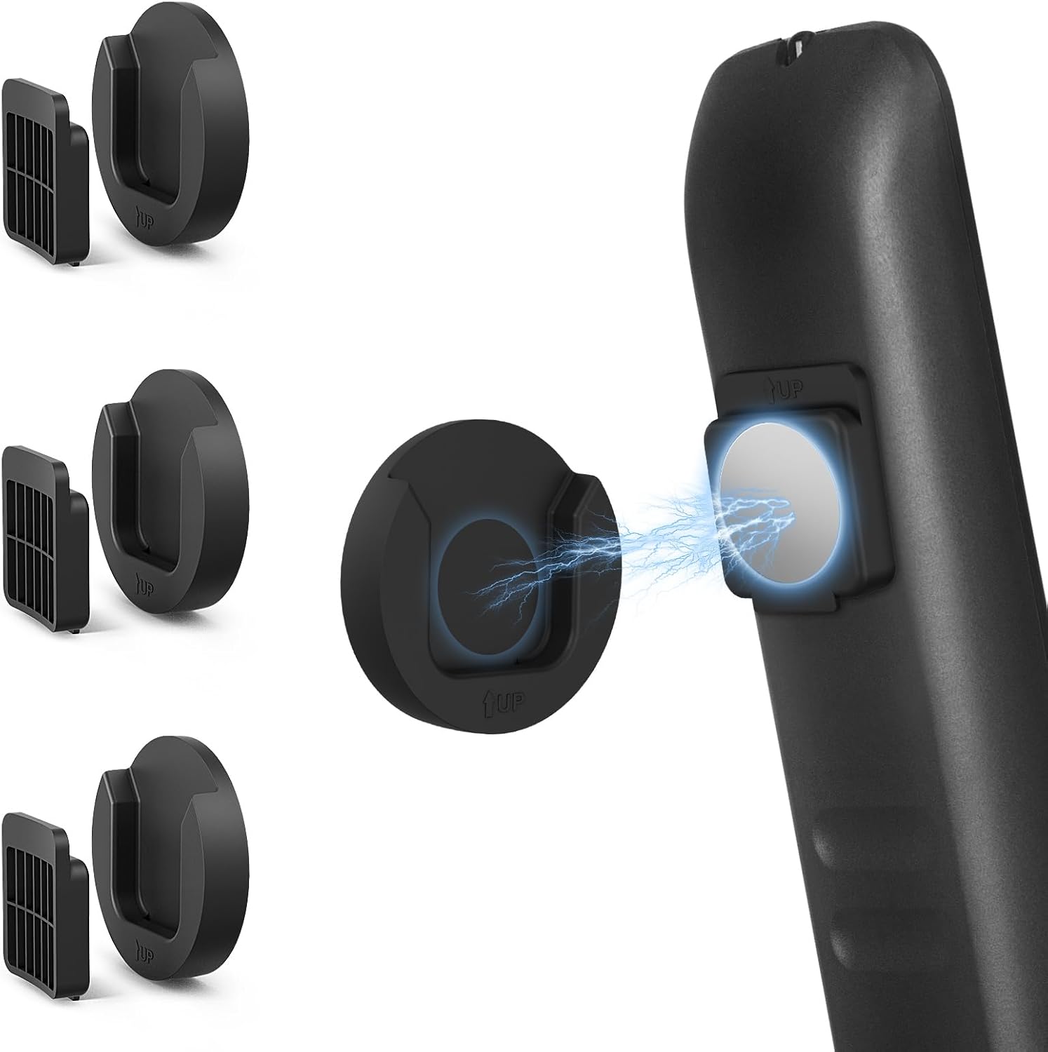 Amazon.com: YYILIS 3 Pack Magnetic Remote Control Holder Wall Mount ...