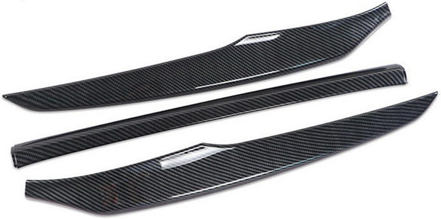 x xotic tech Front Bumper Lip Chin Stripe Cover Trim, Carbon Fiber Pattern, Compatible with Honda Accord Sedan 10th Gen 2018-2020