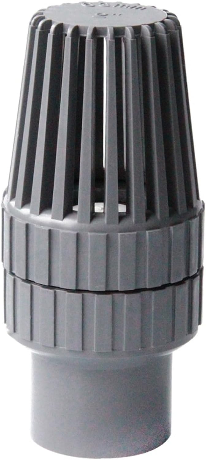 25mm 32mm 40mm 50mm ID Gray One Way Non Return Check Valve Basket Foot Bottom Water Pump Accessories Aquarium(40mm)