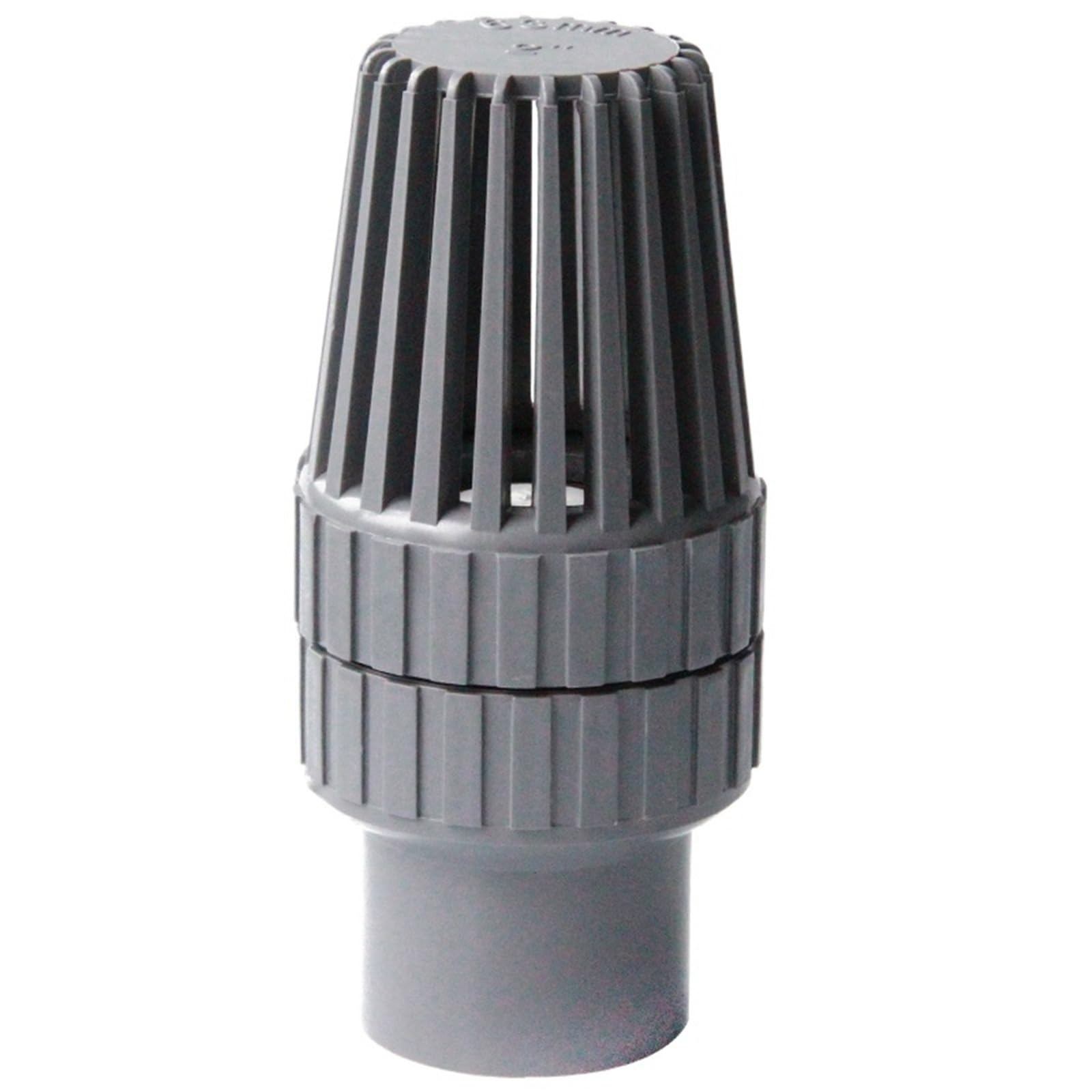 Clapet anti-retour 25mm de précision en PVC gris pour bassin