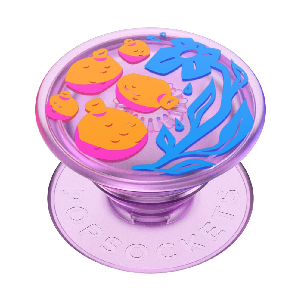 PopSockets: PopGrip - Rozkładany uchwyt i podstawka do telefonów oraz tabletów z wymiennymi krążkami PopTops - Pomello
