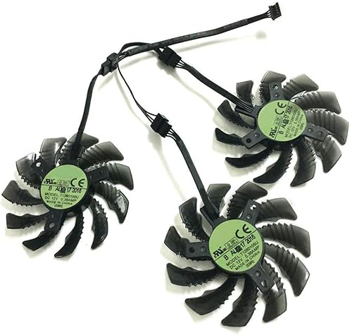 Beaster T128010SU - Ventilador para refrigerador de tarjetas de vídeo Gigabyte AORUS GeForce GTX 1060 1070 1080Ti G1 GTX 960 970 980 Ti GTX660 TI