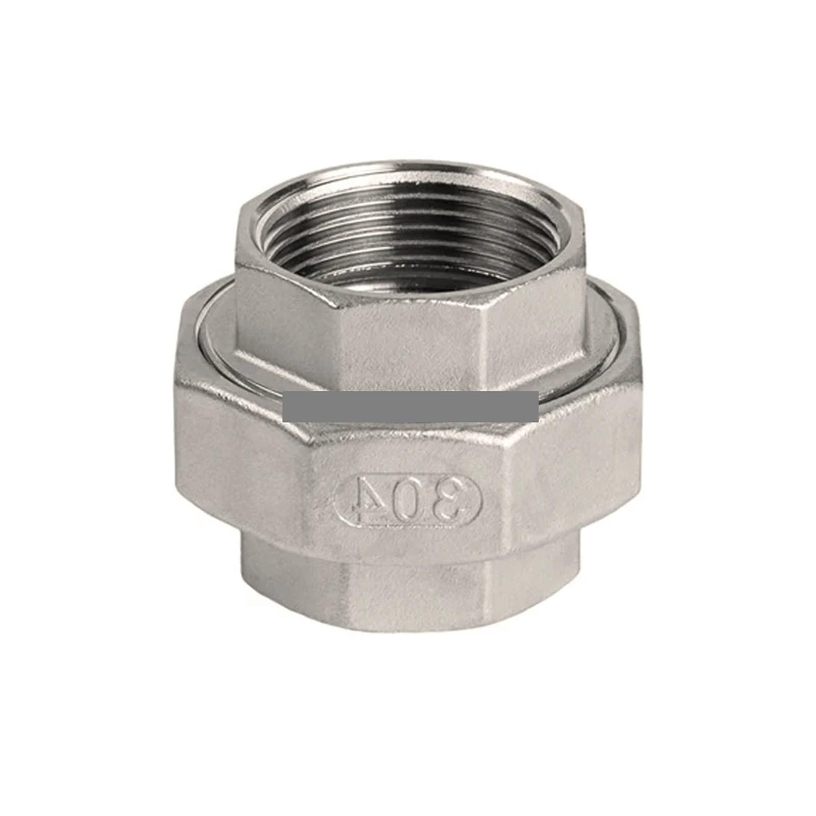 BHBHCPZGR 2" BSP Internal Thread SS304 Pipe Fittings Female Connector for Plumbing Cast Pipe BHBHCPZGR
