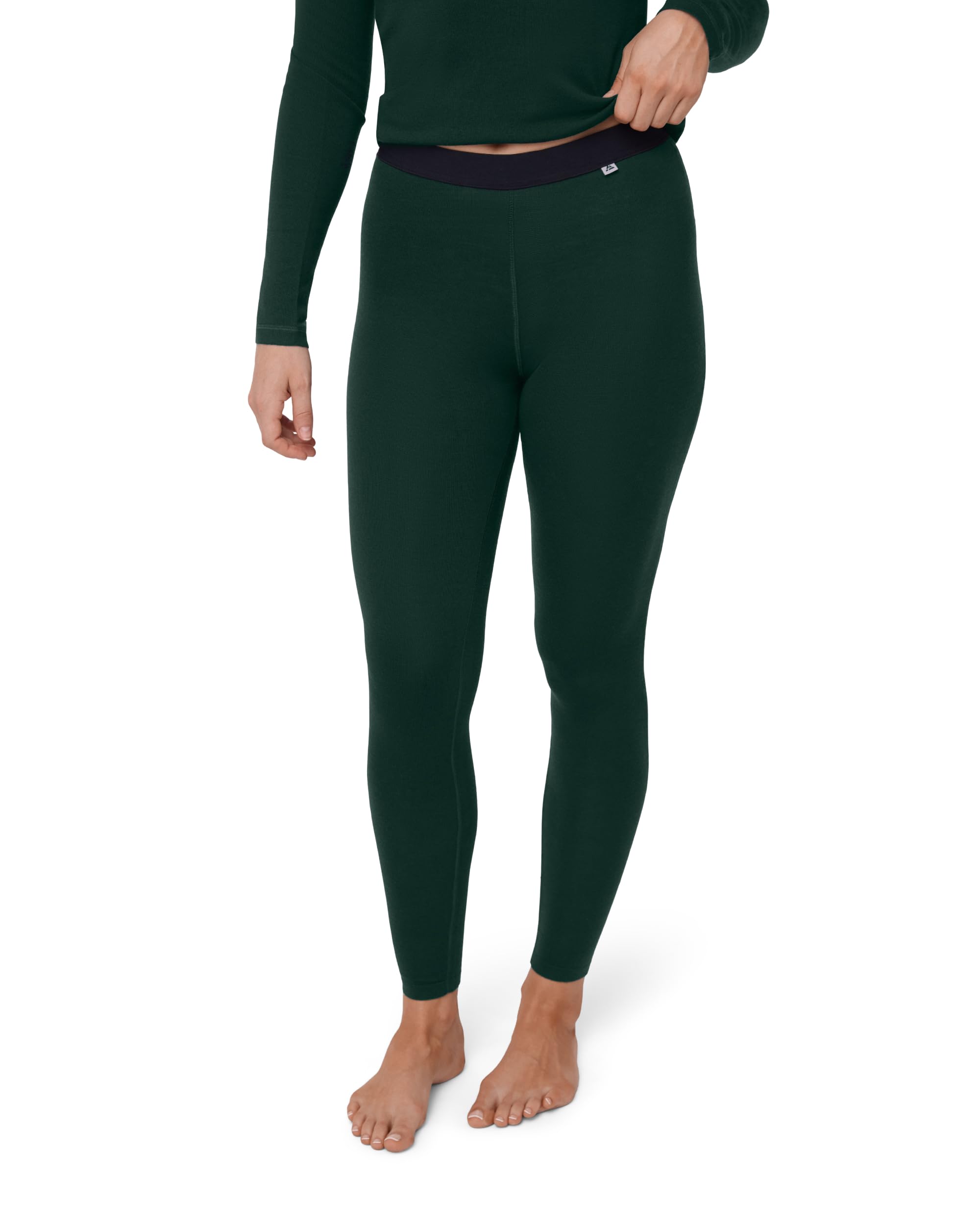 DANISH ENDURANCE Merino Wool Base Layer Tights Women, Warm Thermal