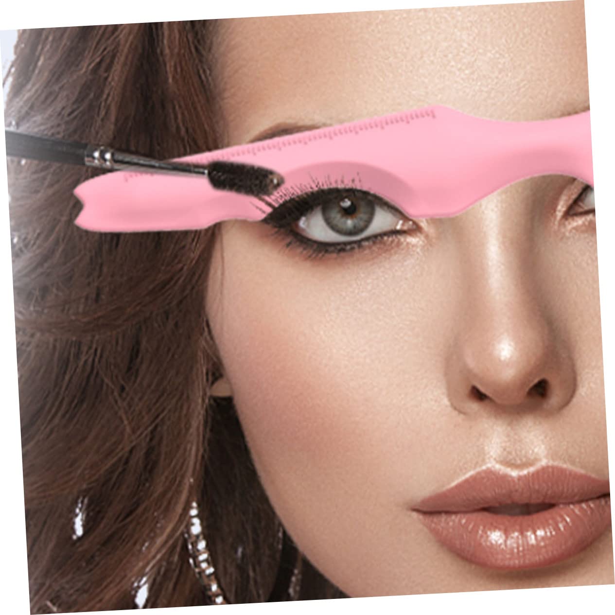 Healeved 12pièces Pochoirs Silicone Réutilisables Pour Eyeliner Aide à Application De Maquillage Outils Pour Sourcils Et Ombres à Paupières