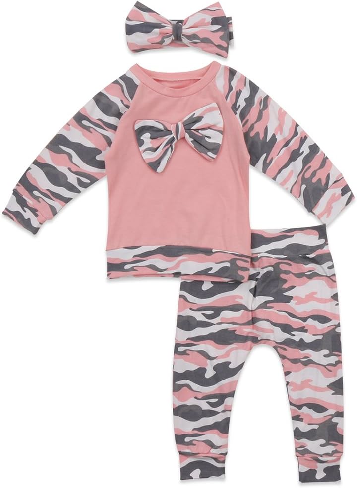 gllive Family Matching Clothes Baby Daddy's Boy Girl Camouflage Long Sleeve T-Shirt Tops Long Pants Casual Outfit