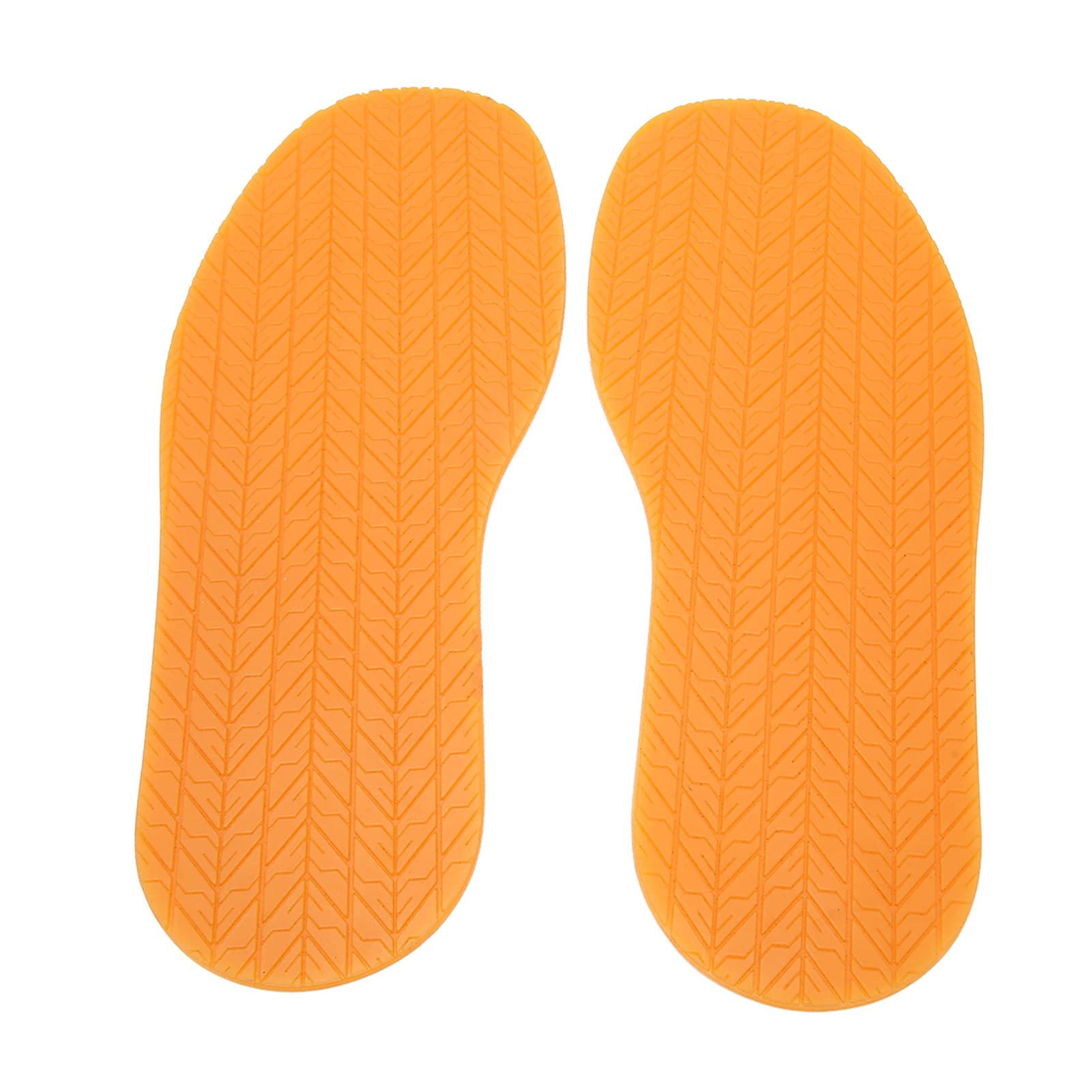 VBESTLIFE 1 para antypoślizgowych gumowych podeszew butów o grubości 4 mm, podeszwy zamienne 12,7 l x 4,9 W do samodzielnego montażu, profil chwytny 600D do butów, tenisówek i obuwia roboczego (ŻÓŁTY)