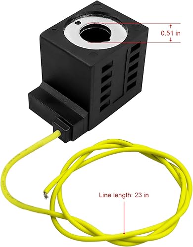 Miniatura 4 de Bobina del solenoide 10226-08 10226-37 para la serie 08 80 88 98, solenoide del remolque de la volcada, 10V DC 25W 12inch solo equipo de alambre de