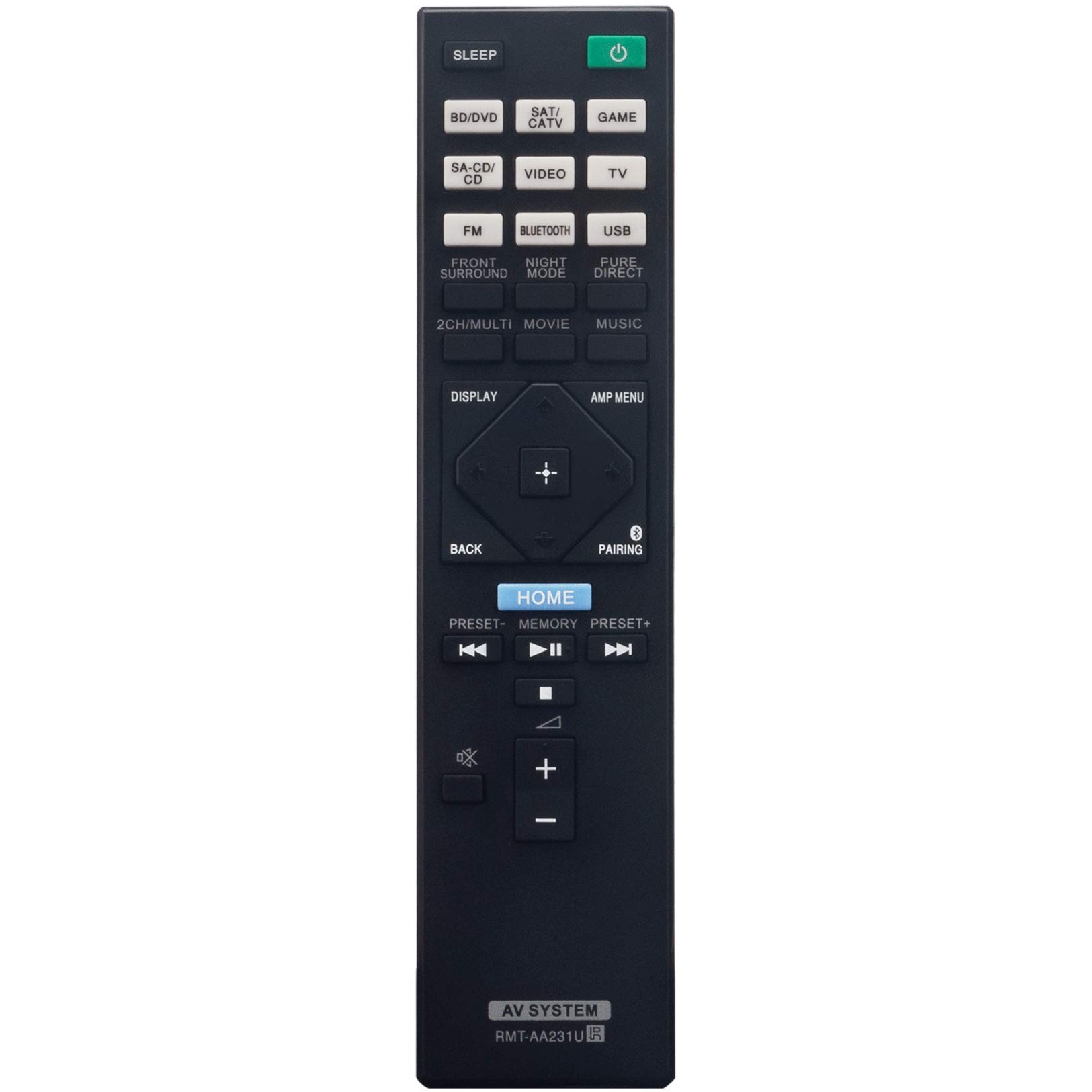 Amazon.com: RMT-AA231U Replacement Remote Control fit for Sony