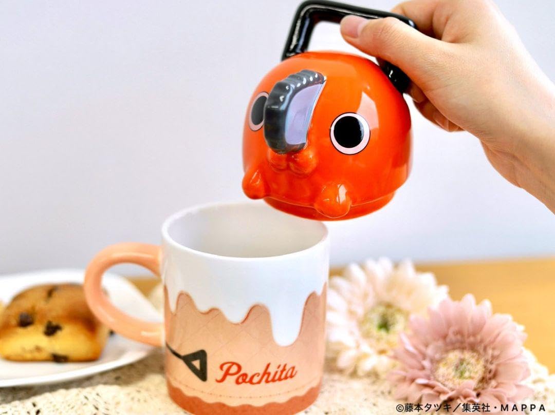 Amazon.co.jp: チェンソーマン ポチタ 立体マグカップ 2個セット