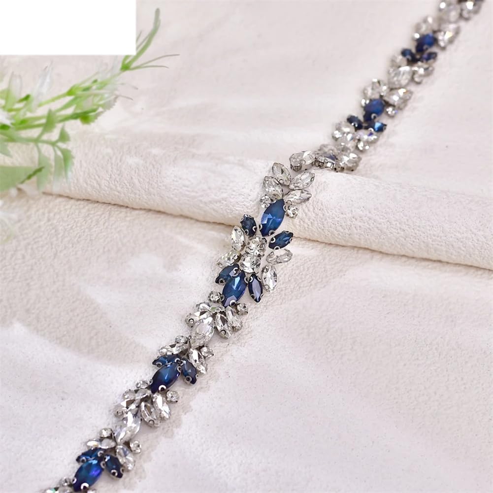 Cinturón de novia para mujer, decoración de vestido de diamantes de imitación, accesorios para cenas, vestidos de novia