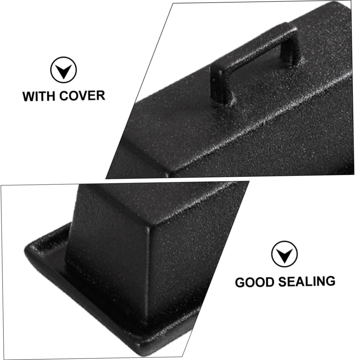 KICHOUSE 1Set Creative Ceramic Butter Storage Tray with Lid Butter Container for Cheese Snacks and More for Everyday Meals and Gifting