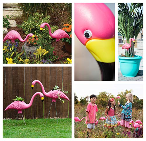 Bloem Pink Flamingo 25" Garden Yard Stakes (2-Pack) - Image 4
