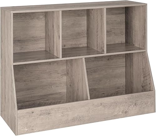 DINZI LVJ Organizador de almacenamiento de juguetes, estantería para niños, armario de almacenamiento de juguetes de madera, estantería para niños