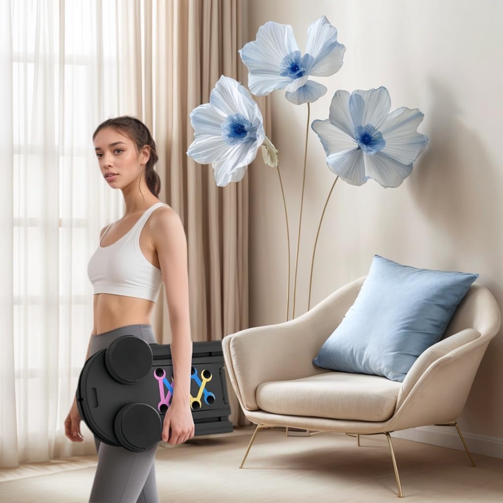 6 in 1 Pilates Board,Portable and Foldable Pilates Reformer Set,Multifunctional Pilates Board for Home Exercise,The for Fitness Women Lovers